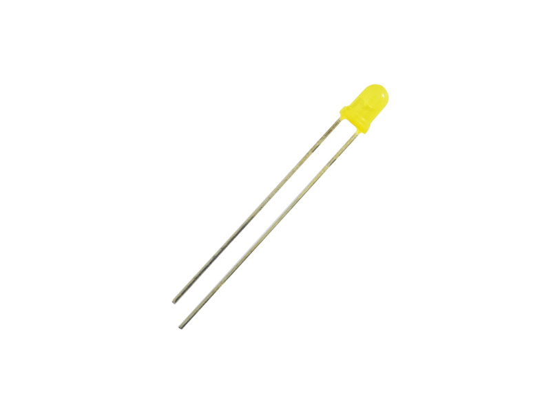Yellow 3mm Diffused LED